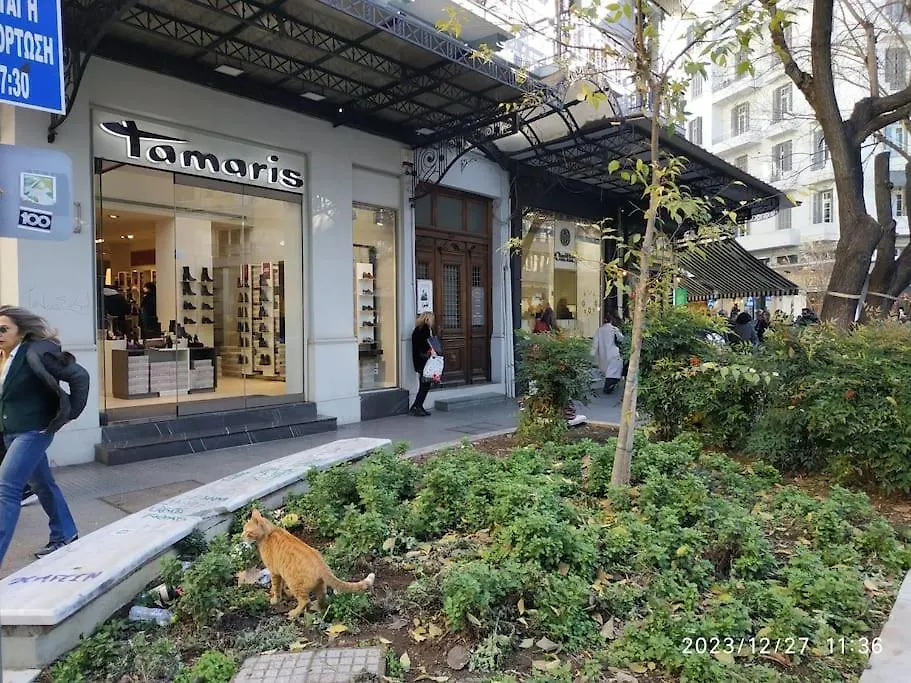 Lägenhet Artemis Luxury Suite In Iktinou Pedestrian & Mitropolitou Iossif Area Thessaloníki